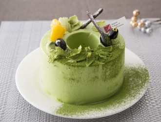 抹茶のシフォンケーキ