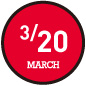 3月