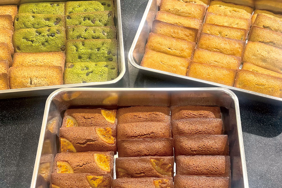 練習で作ったフィナンシェ