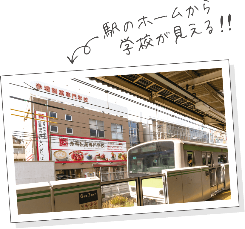 駅のホームから
