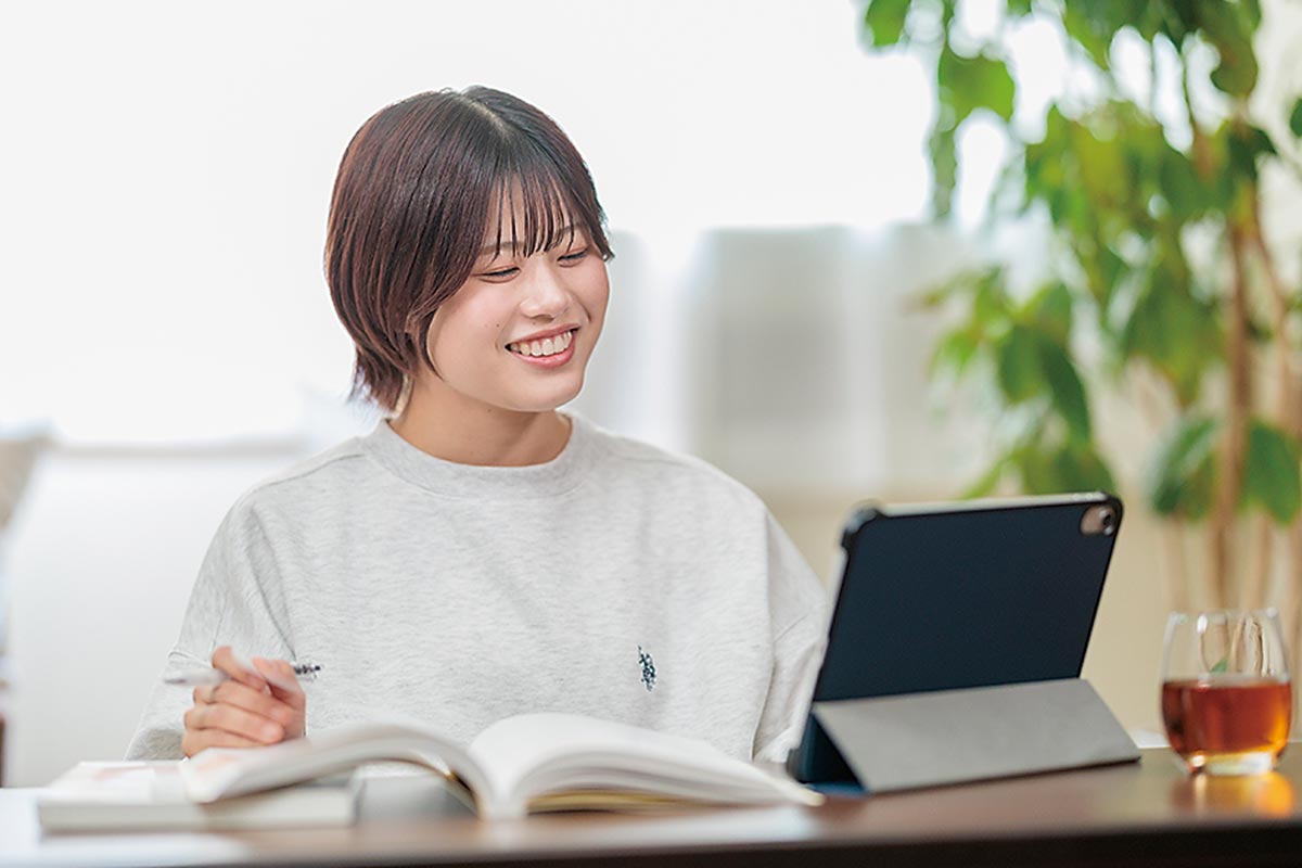 好きな場所で学べる