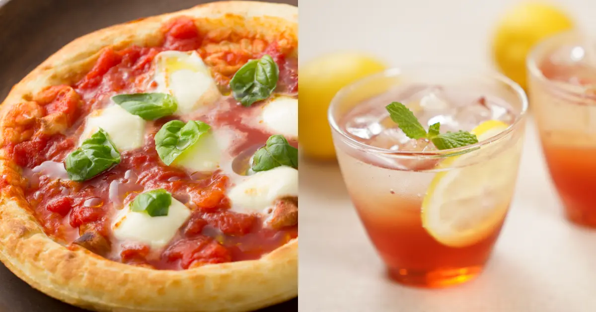 本格ピザ＆ノンアルコールカクテル